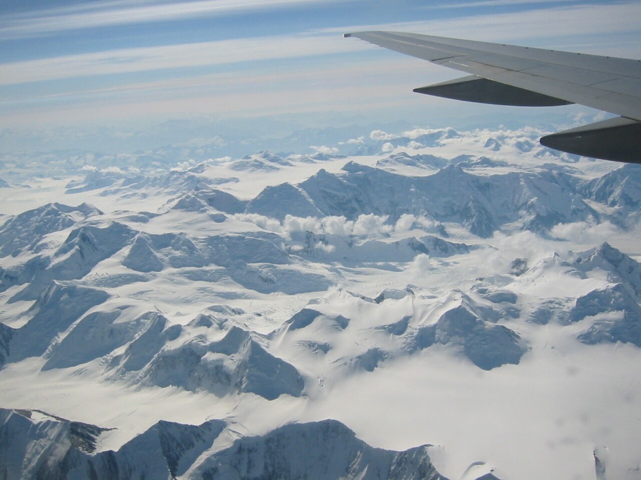 Aerial view of Denali.