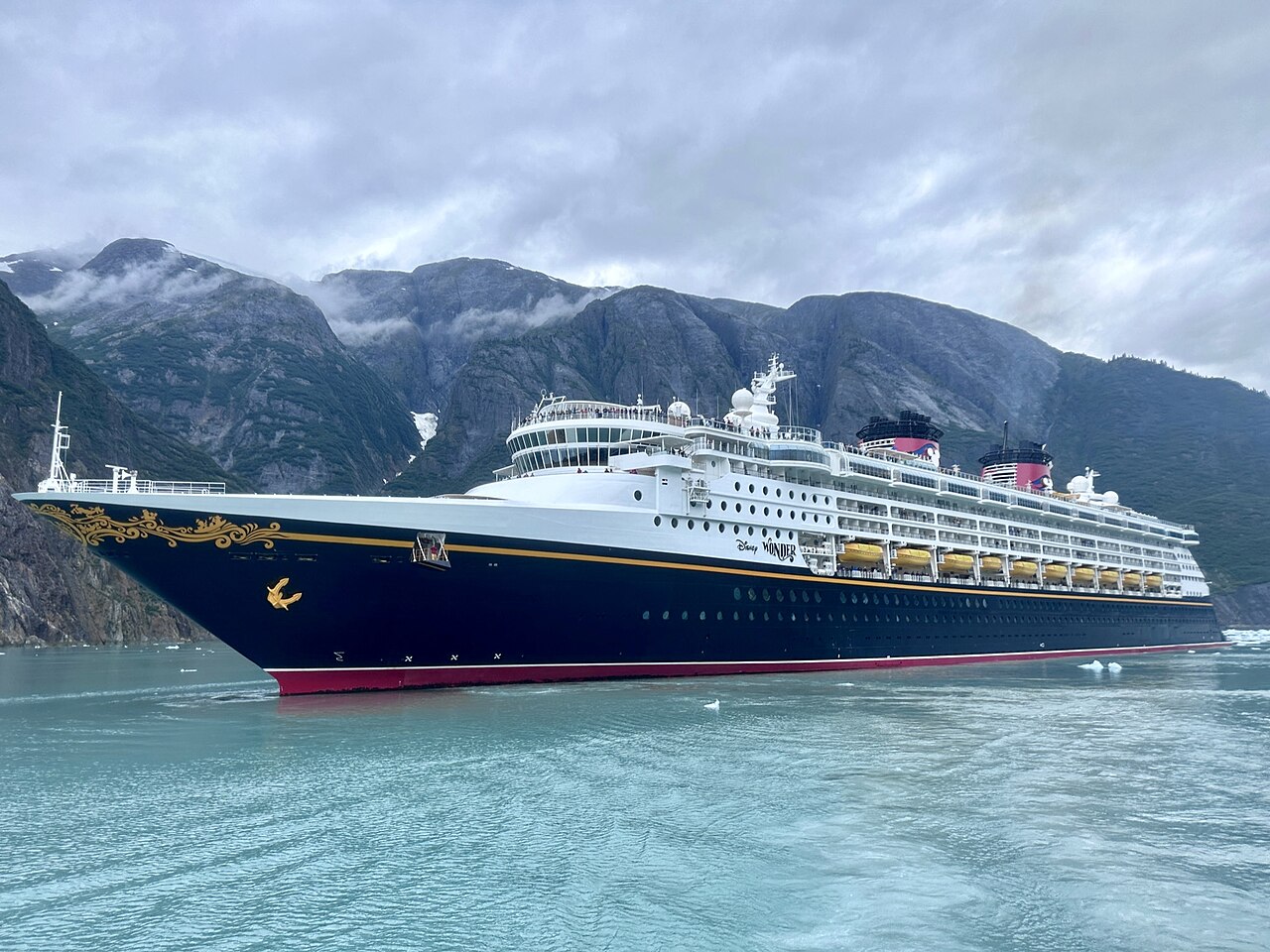 Disney Wonder in Glacier Bay, Alaska