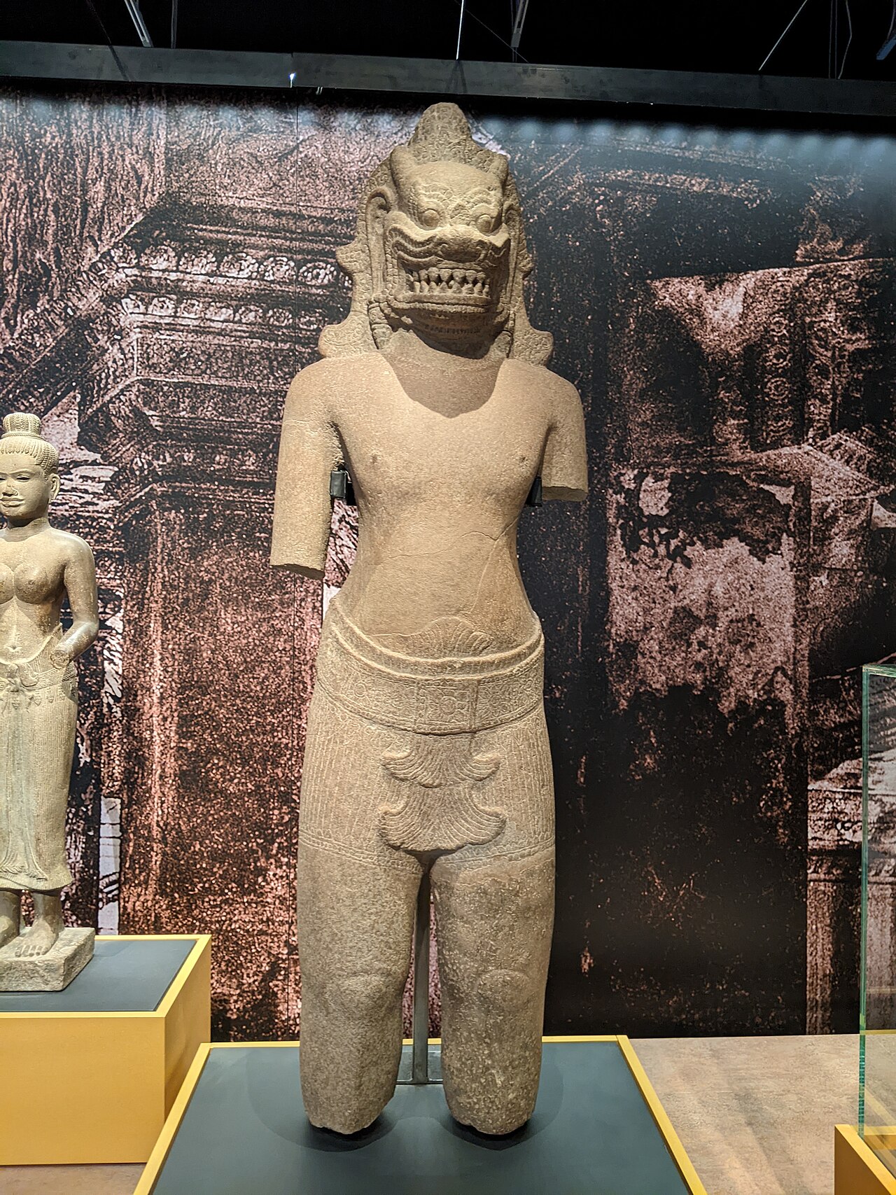 Khmer Deity Sculpture, California Science Center, 2022