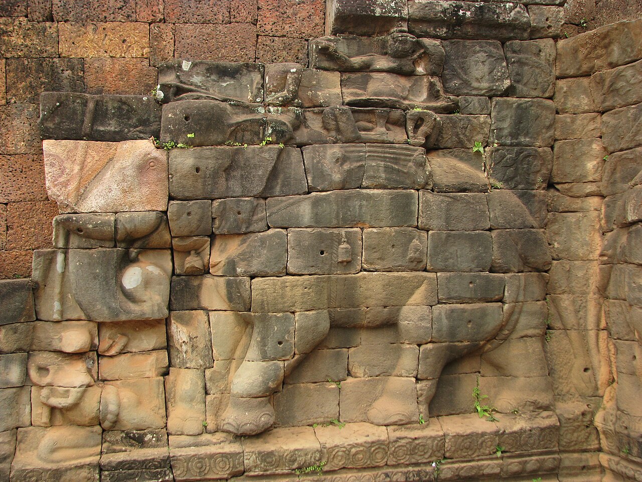 Terrace of the Elephants, Angkor Thom, 12th Century