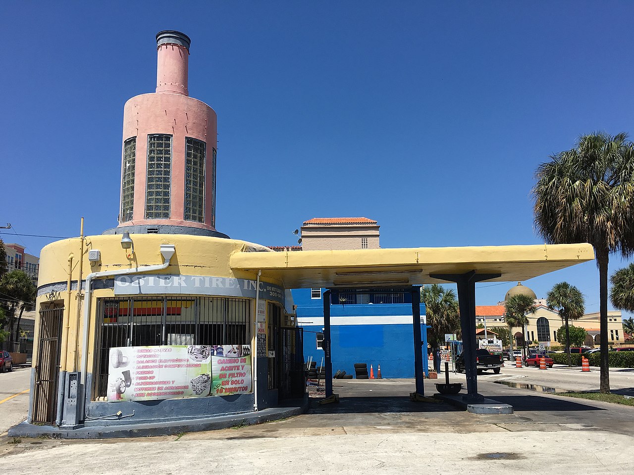 Art Deco Former Gulf Gas Station Miami