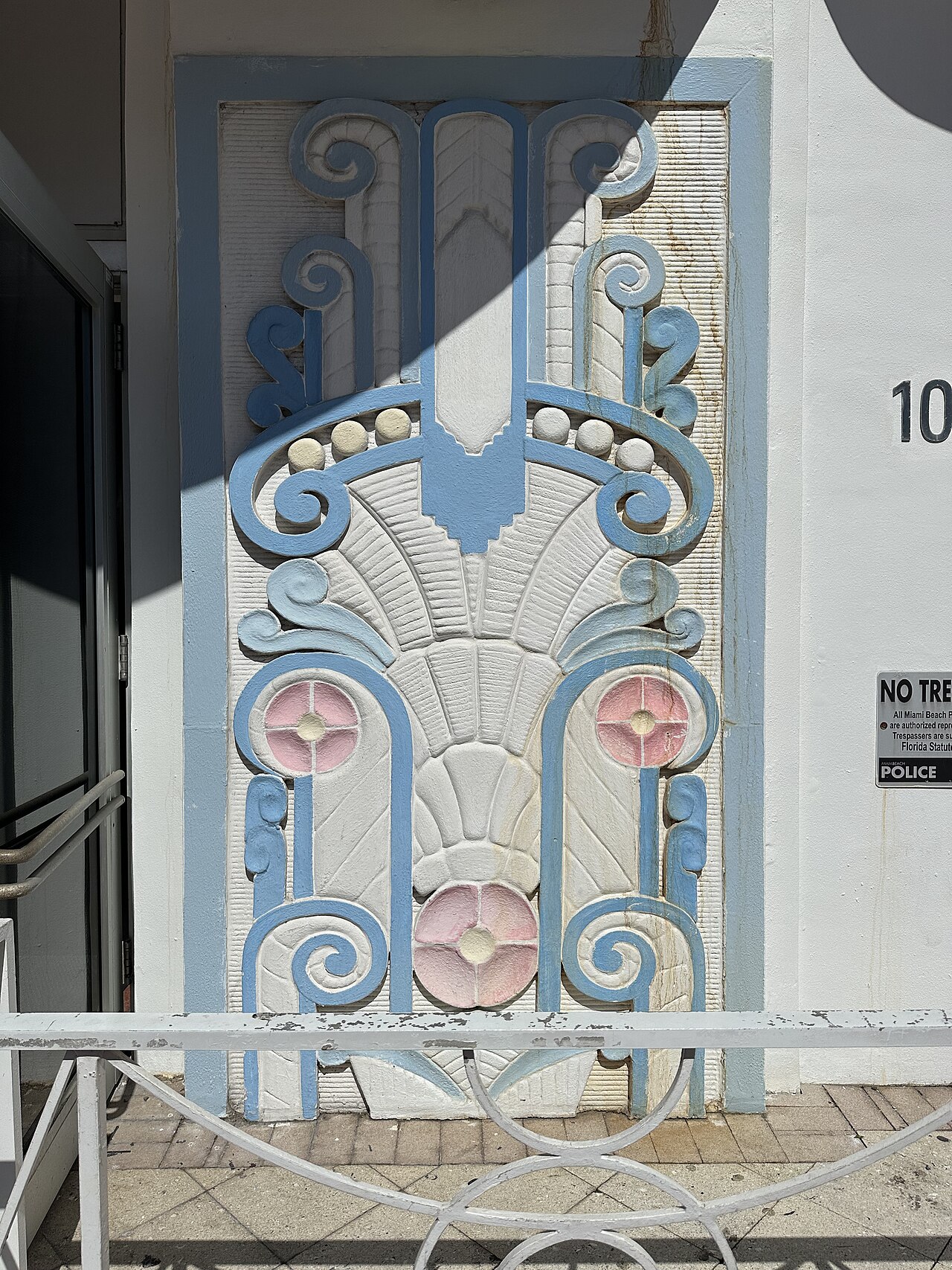 Art Deco South Beach - Architectural detail, Miami Beach