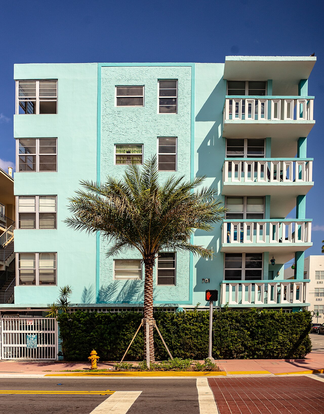 miami beach, typical house