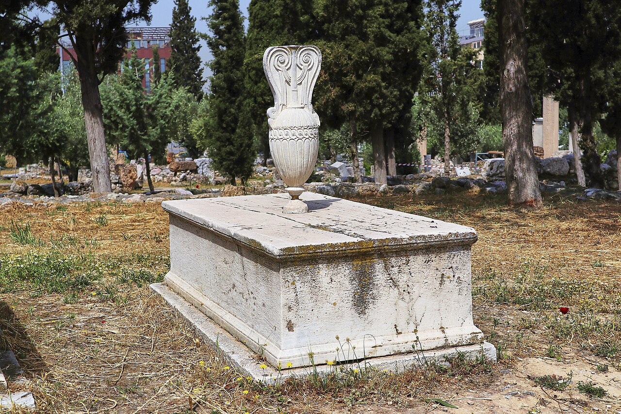 Remains of a burial monument, date (?). Kerameikos Cemetery (11th cent. B.C. - 5th cent. A.D.).