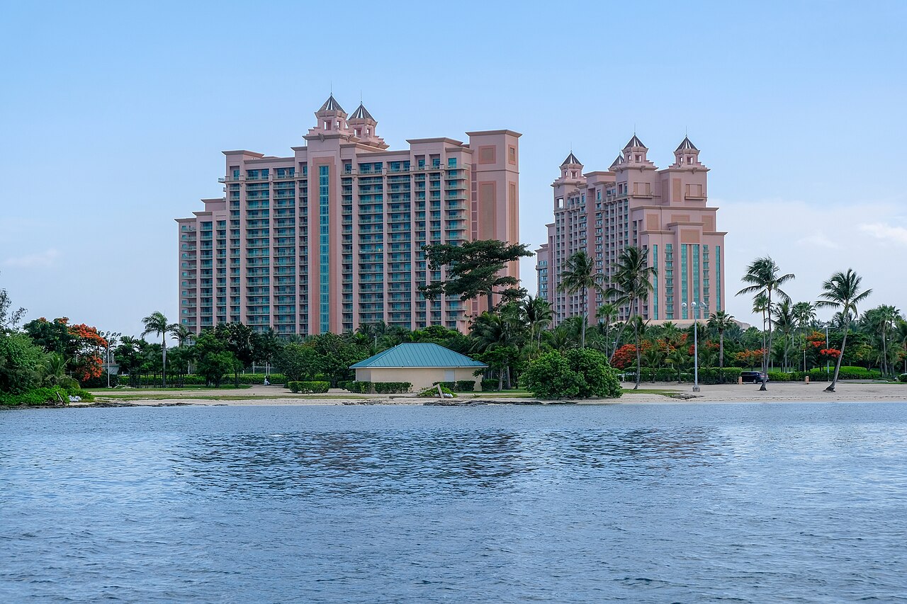 Buildings from cruise to Bahamas in June 2018