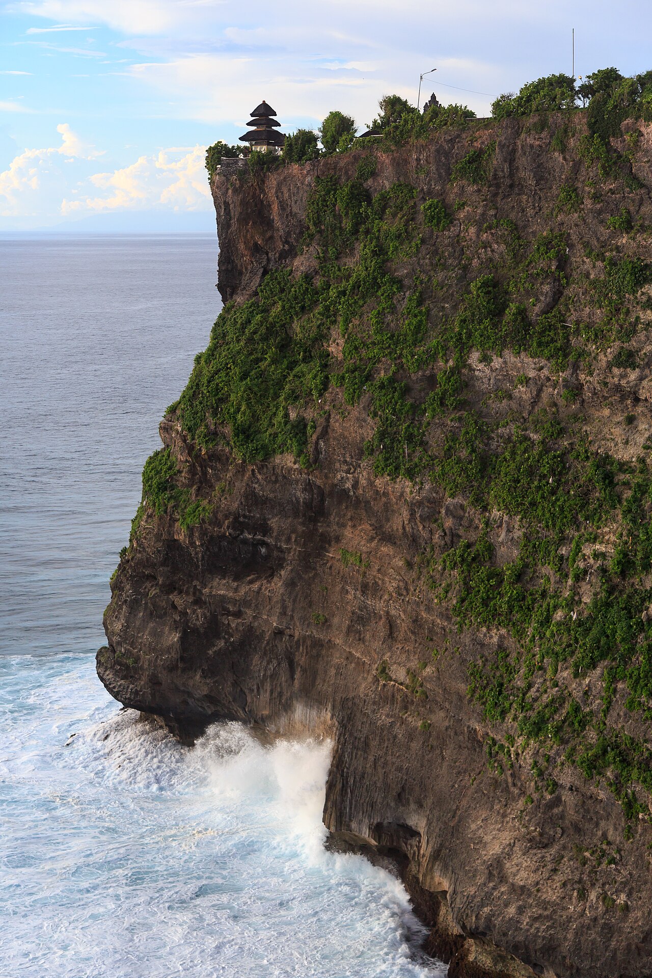 Kuta, Bali, Indonesia: The temple of Pura Luhur Uluwatu above the cliffs