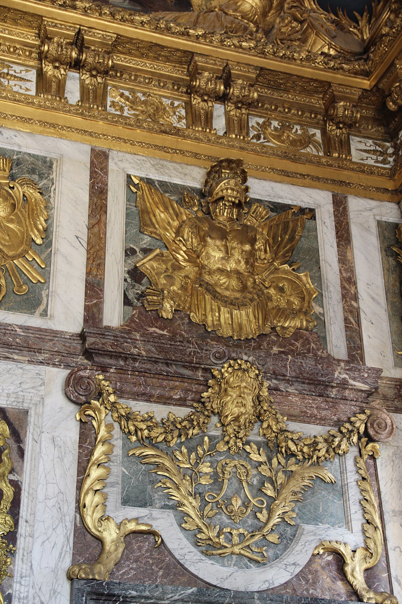 Palais de Versailles, near Paris, France. Complete indexed photo collection at WorldHistoryPics.com.