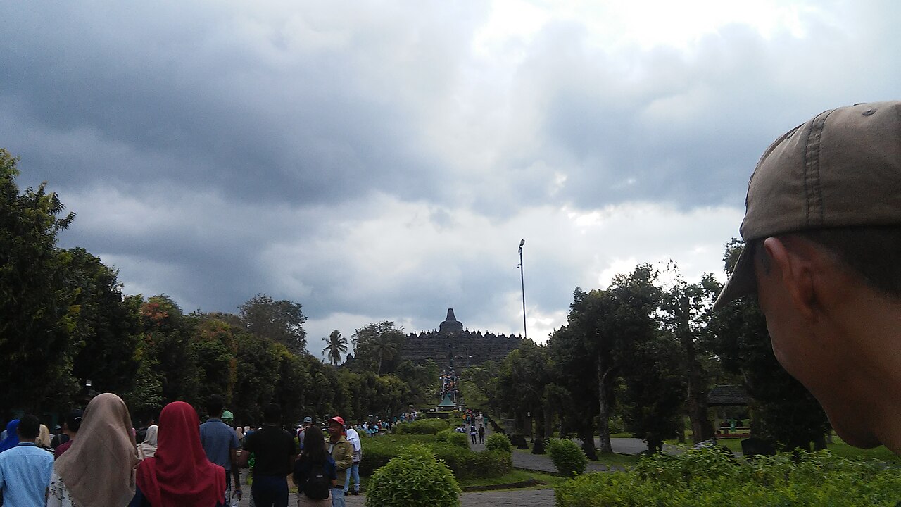 Borobudur Central Stupa, Java, Indonesia