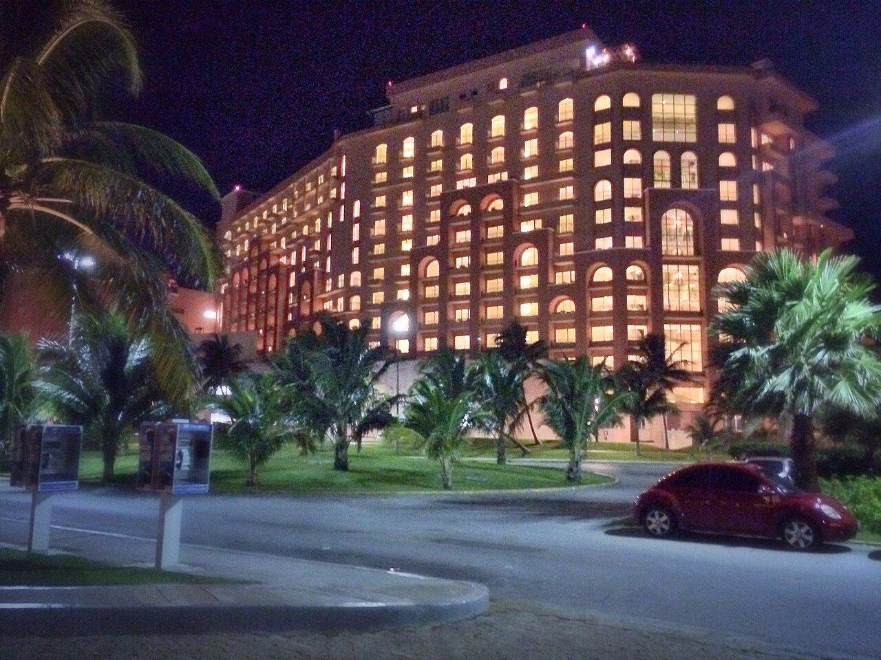 Cancun, Mexico - Av Kukulkan big hotel