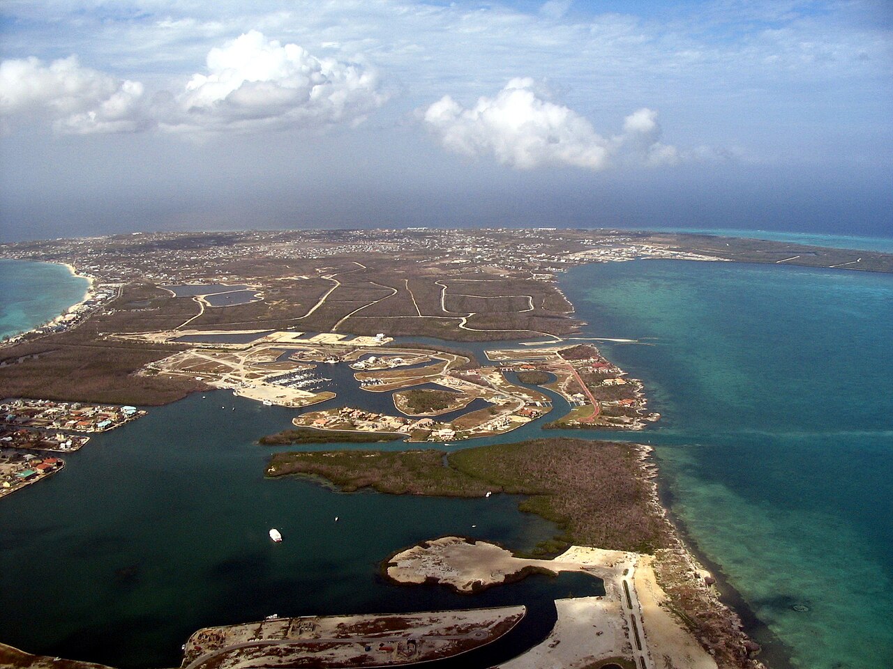Grand Cayman from the plane