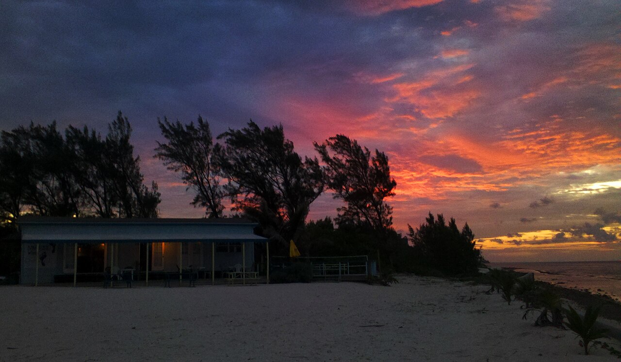 Sunset from the North Side of Grand Cayman Island