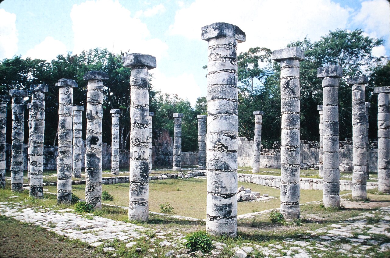 Thousand Columns Colonnade, Chichen Itza, c. 1100 AD