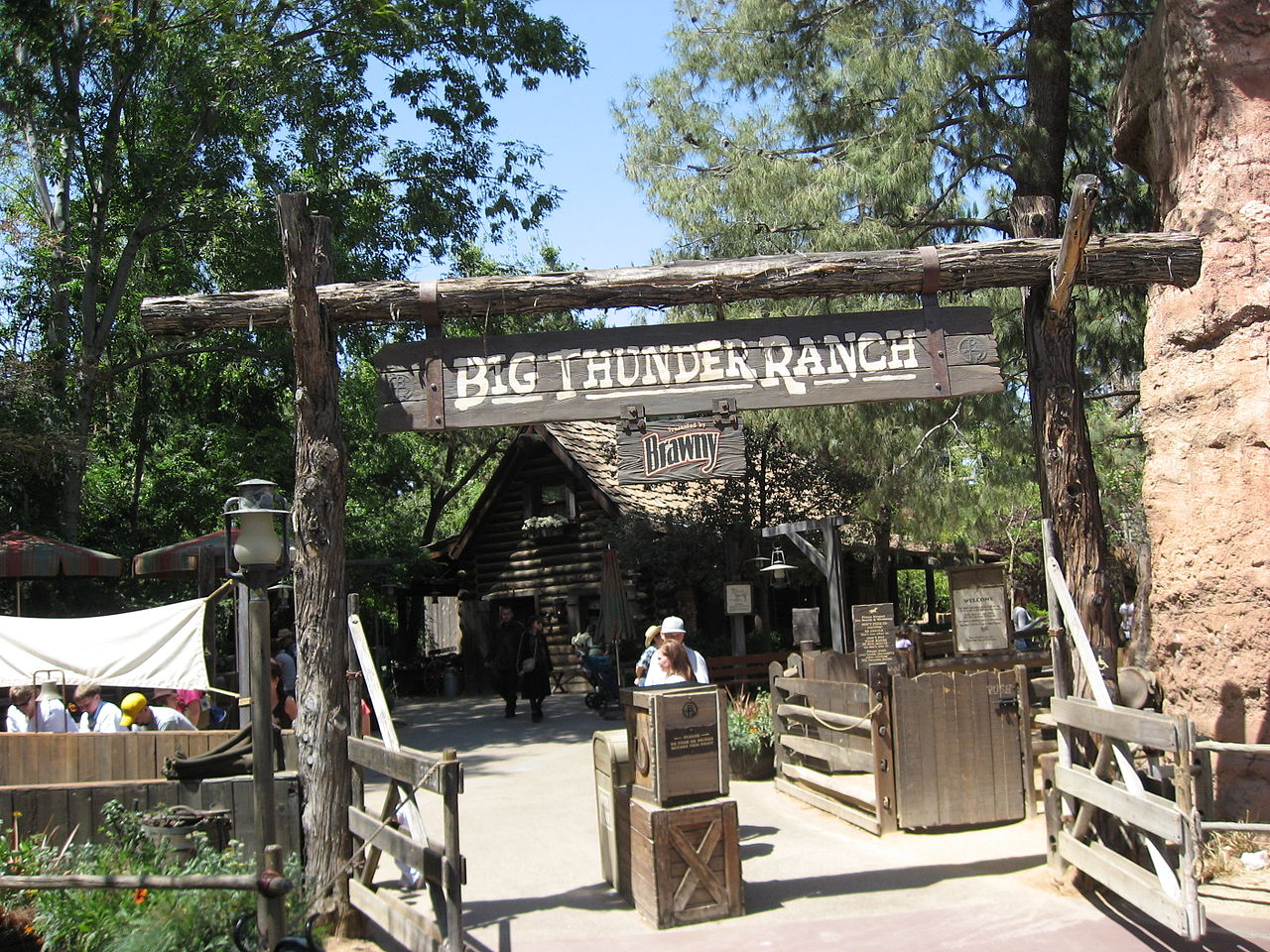 Big Thunder Ranch in Frontierland at Disneyland.