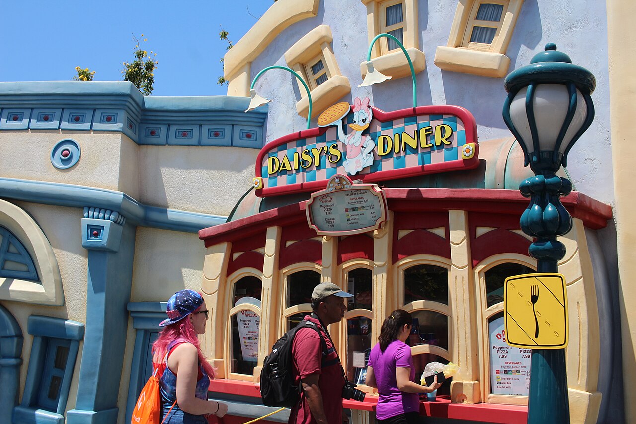 Daisy's Diner in Toontown at Disneyland.