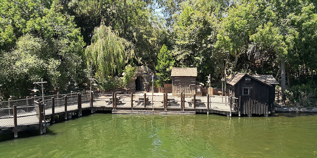 Landscape in Adventureland in Disneyland resort, Anaheim, Ca (USA)