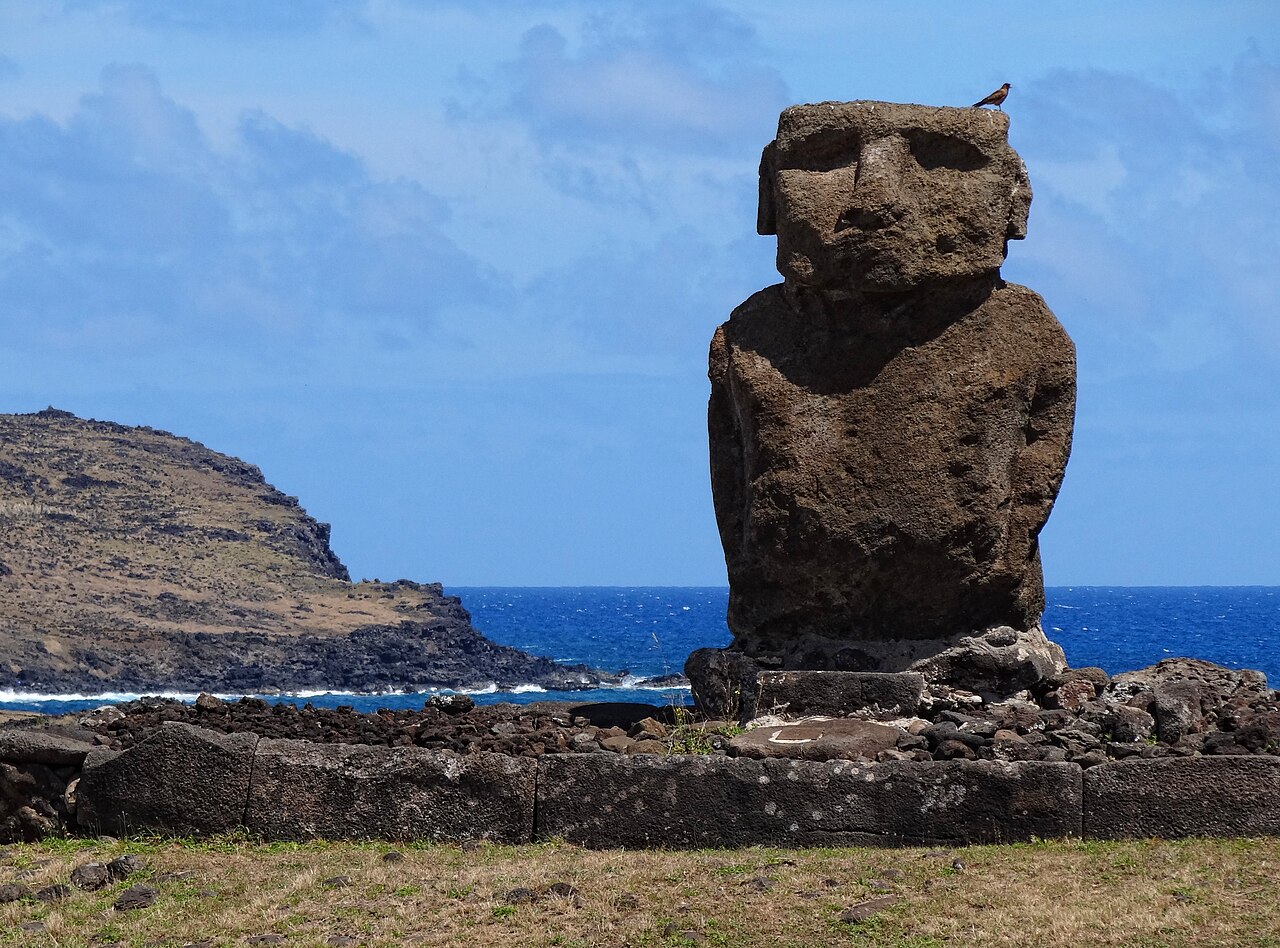 Ahu Ature Huki, Anakena Beach, Easter Island