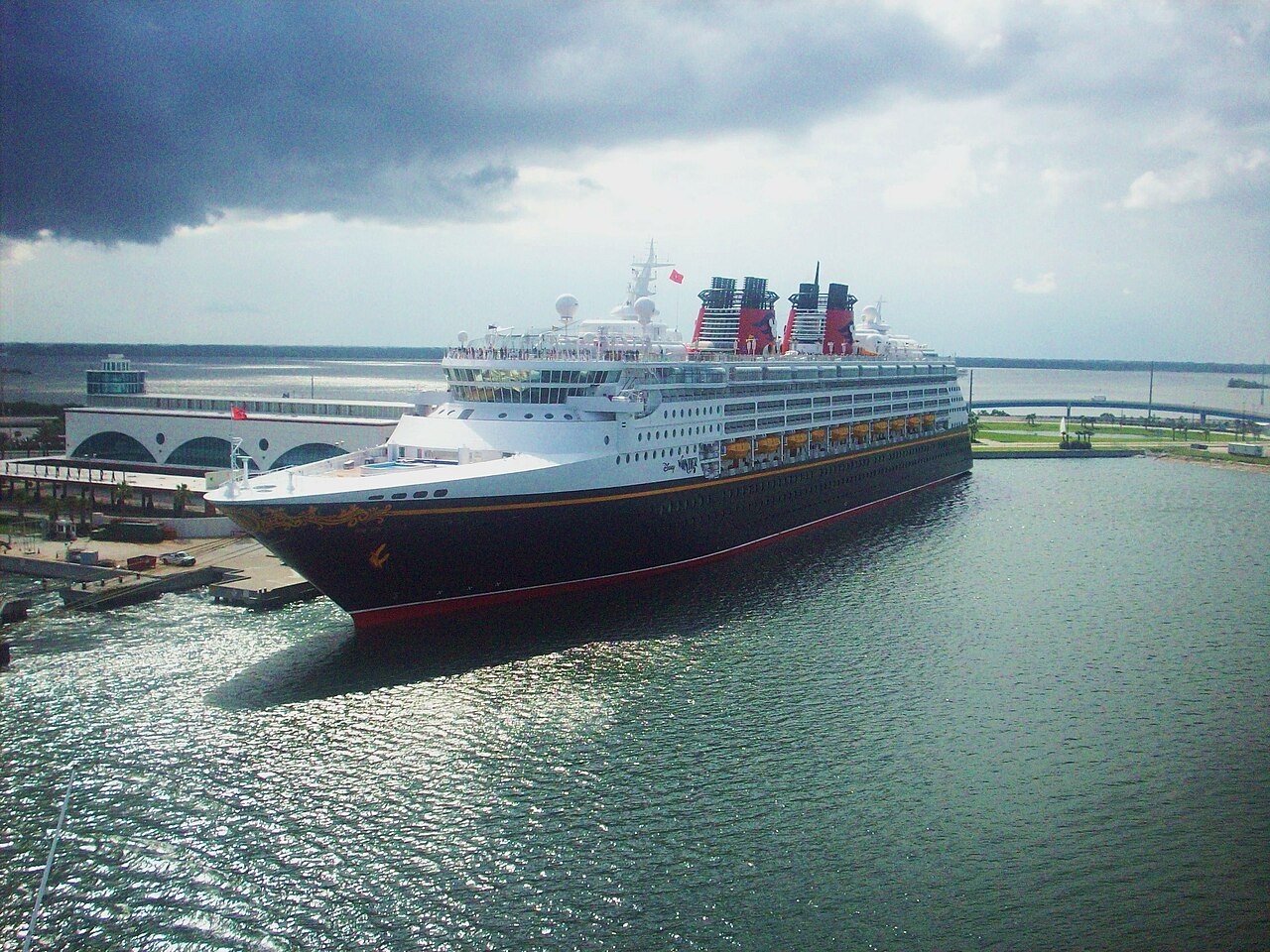 Disney Cruise Lines' Disney Wonder in Port Canaveral