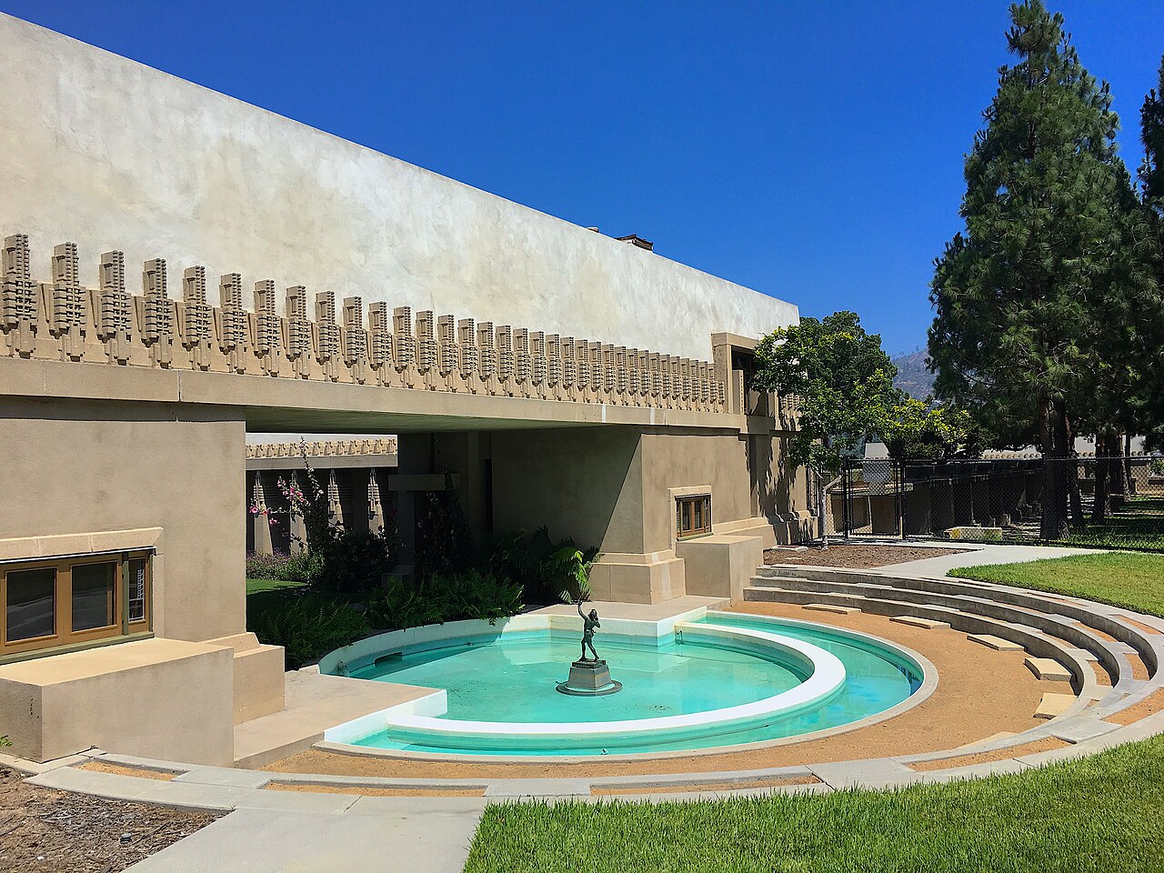 The Hollyhock House by Frank Lloyd Wright is now the first UNESCO World Heritage Site in Los Angeles