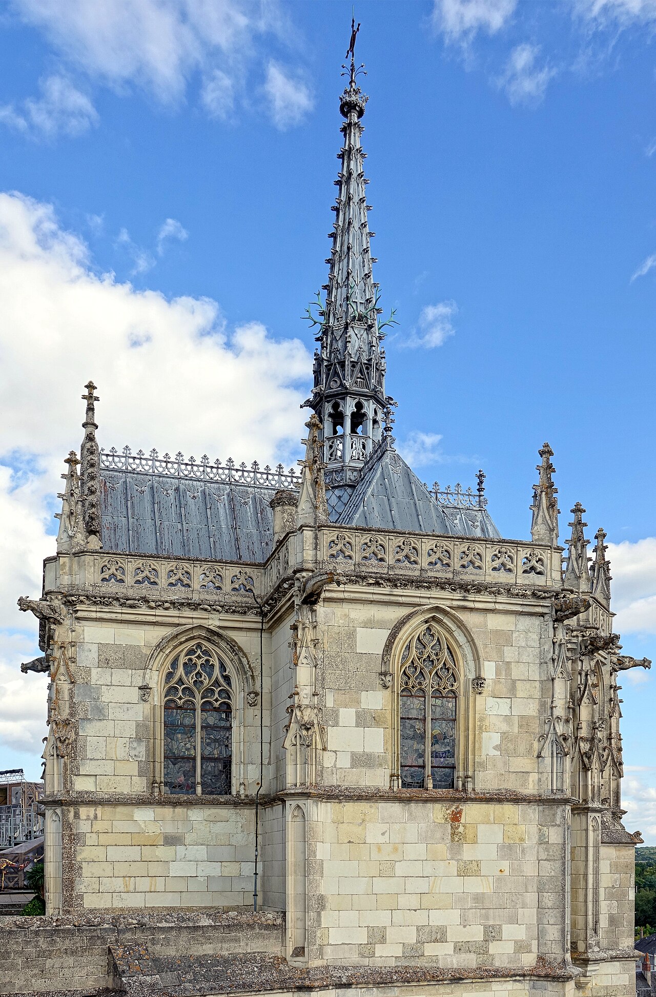 Chapel Saint-Hubert of Amboise castle (Indre-et-Loire, France).