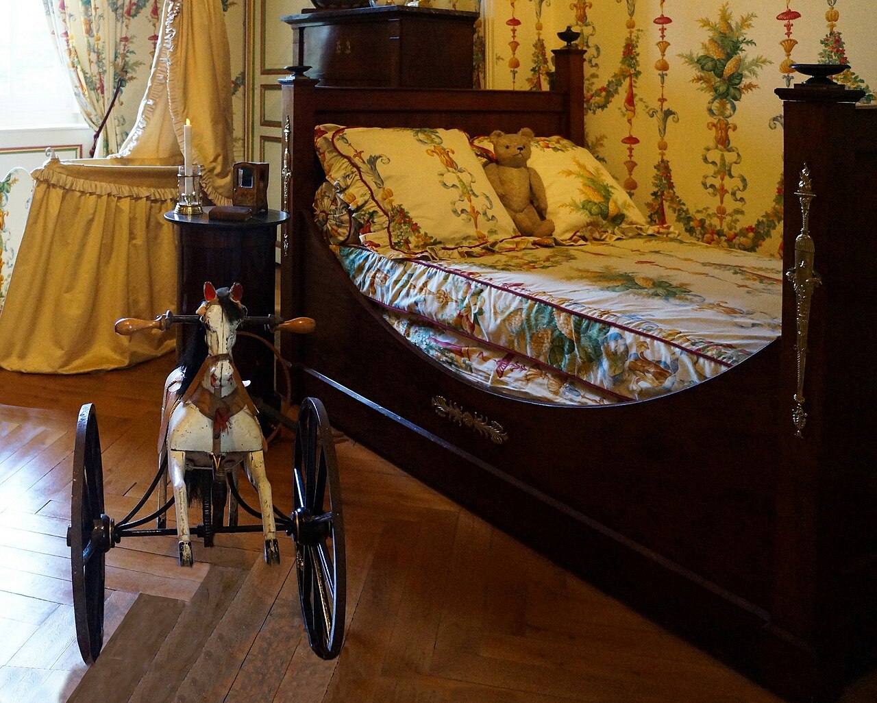 Children's room in château de Cheverny, Department of Loir-et-Cher, Region of Centre-Loire Valley, France