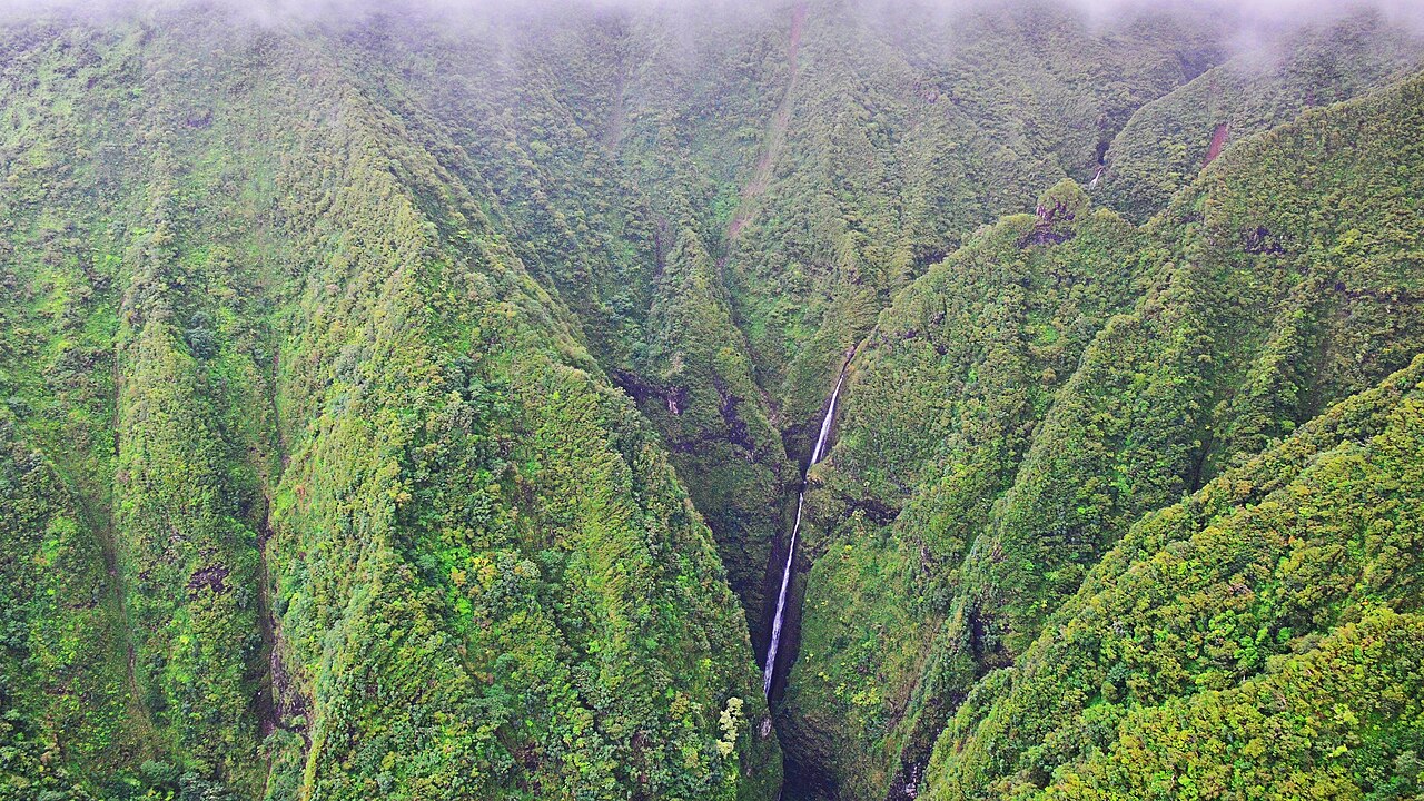 An Aerial view of Sacred Falls.