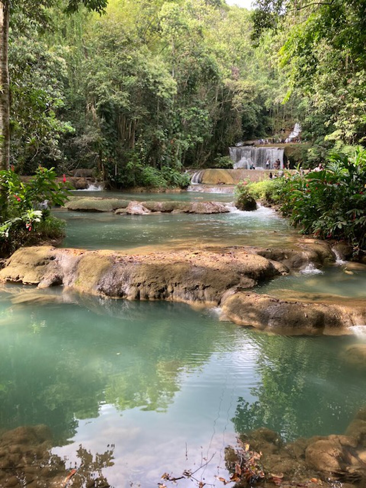 The beautiful seven-tiered YS Falls