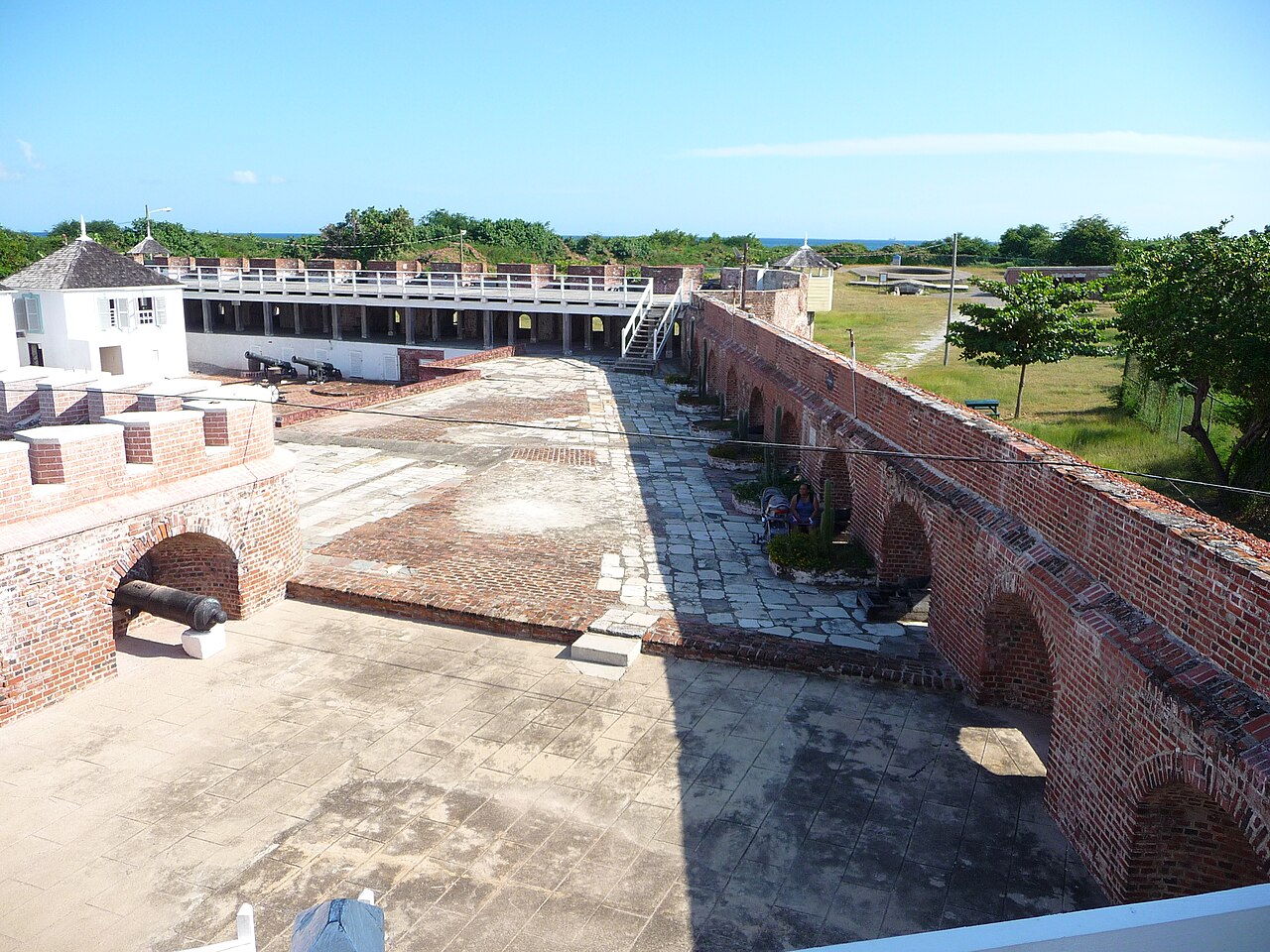 View of Port Royal from the Fort Charles.