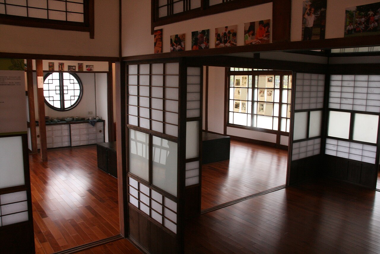 interior of a former Japanese house in Chiayi, Taiwan