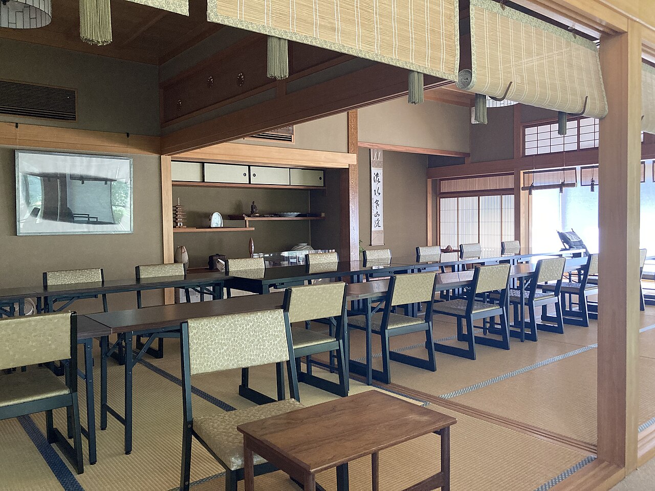 Tatami room is used for events in Inryoji Temple.