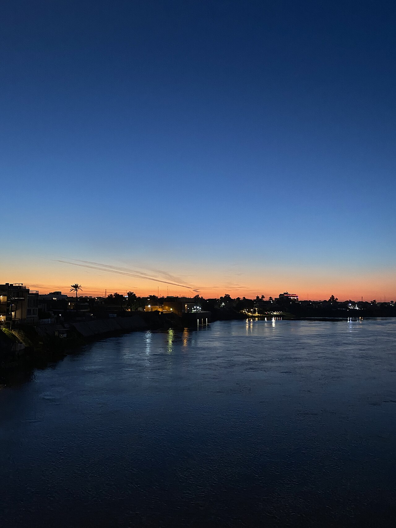 Baghdad, Iraq — river scene