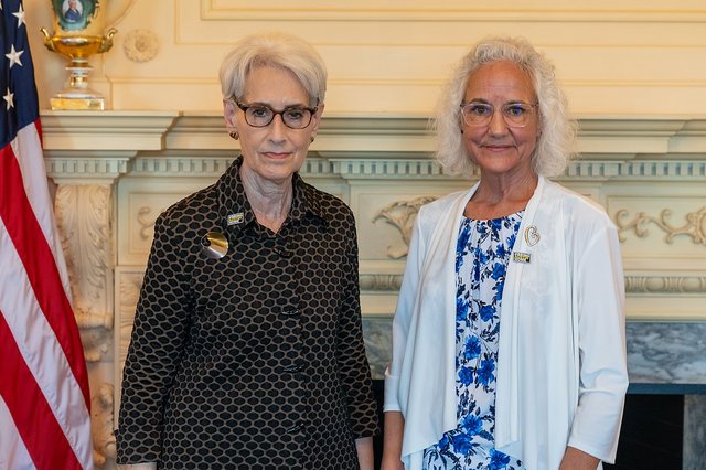 Deputy Secretary Wendy Sherman meets with Debra Tice, mother of missing journalist Austin Tice