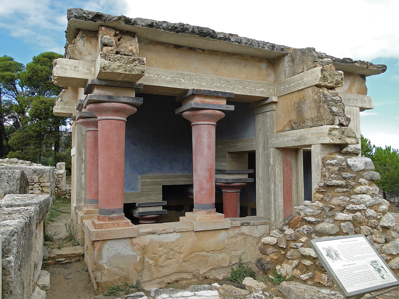 North Lustral Basin in Knossos, Crete, Greece