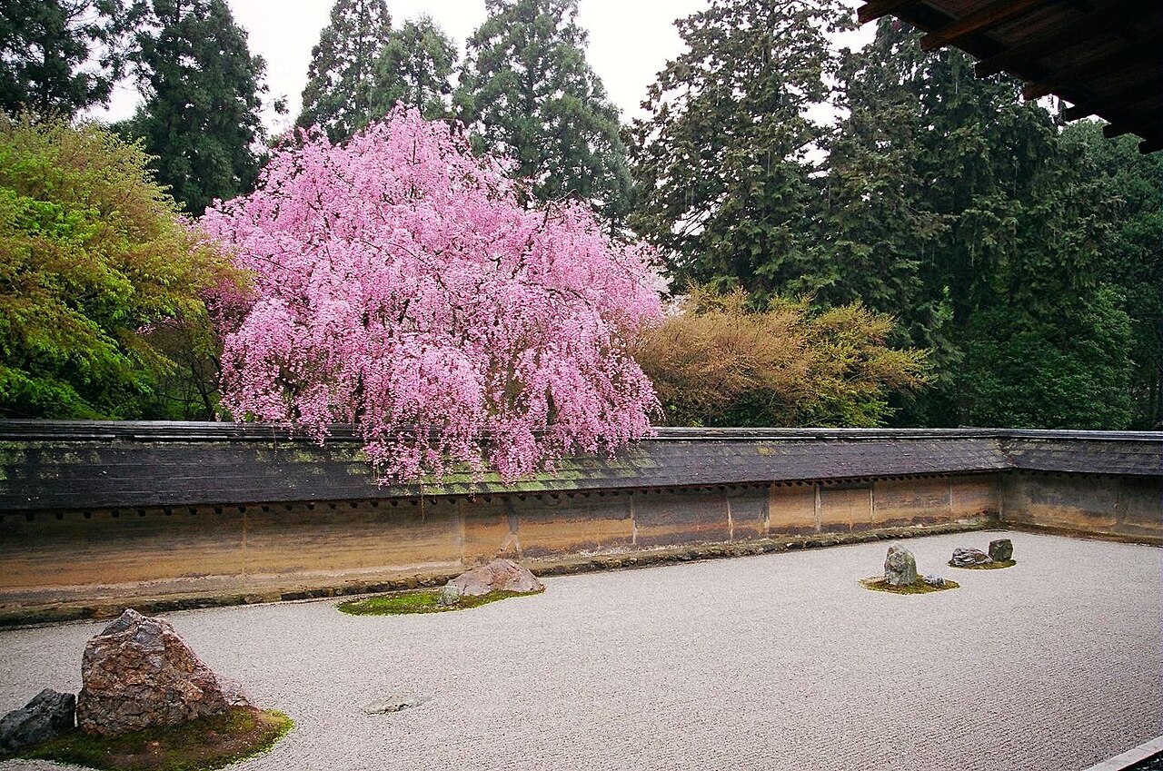 Ryoanji Rock Garden, Kyoto, Japan