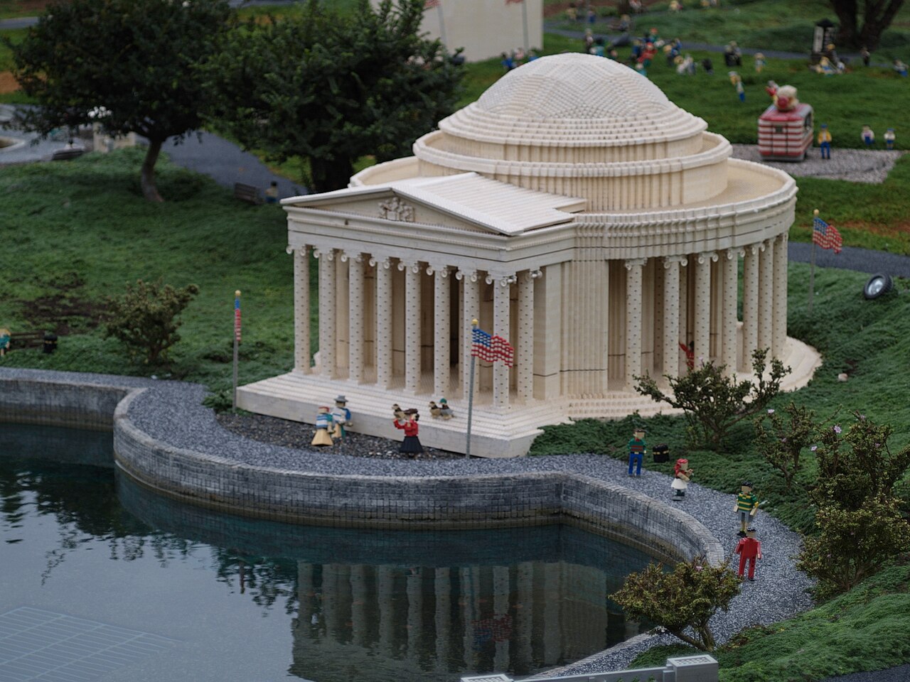 Most of the landscaping is pretty accurate, too; hard to know how they'd do cherry blossoms, though.