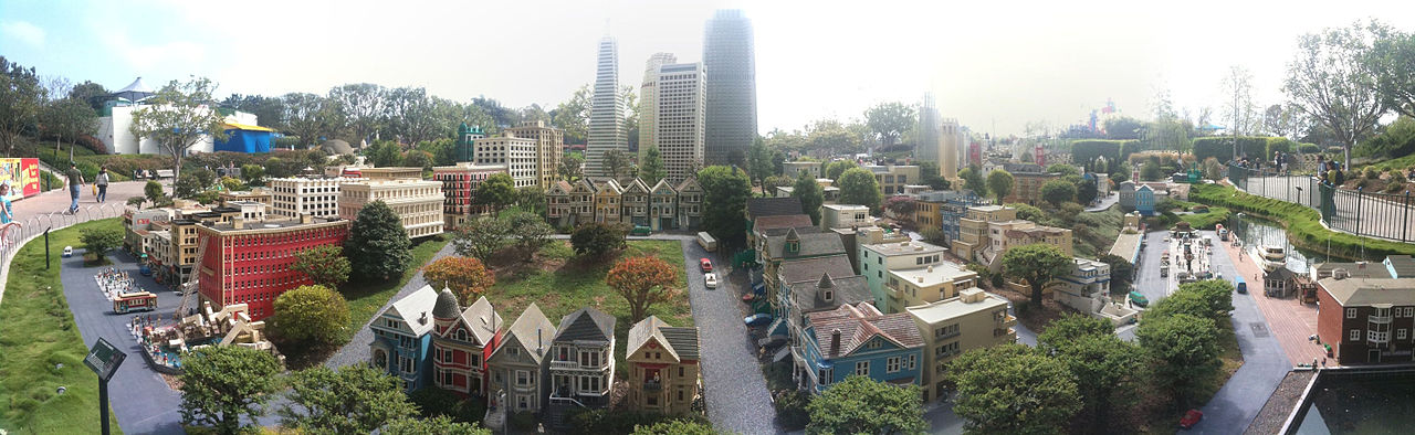 San Francisco at Legoland California (Panorama)