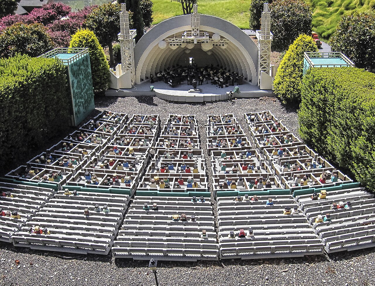 Swinging by Legoland California in northern San Diego County in spring 2009.
For people who don't plan on spending the whole day at the park, Legoland offers a "shopping pass" option that allows entry