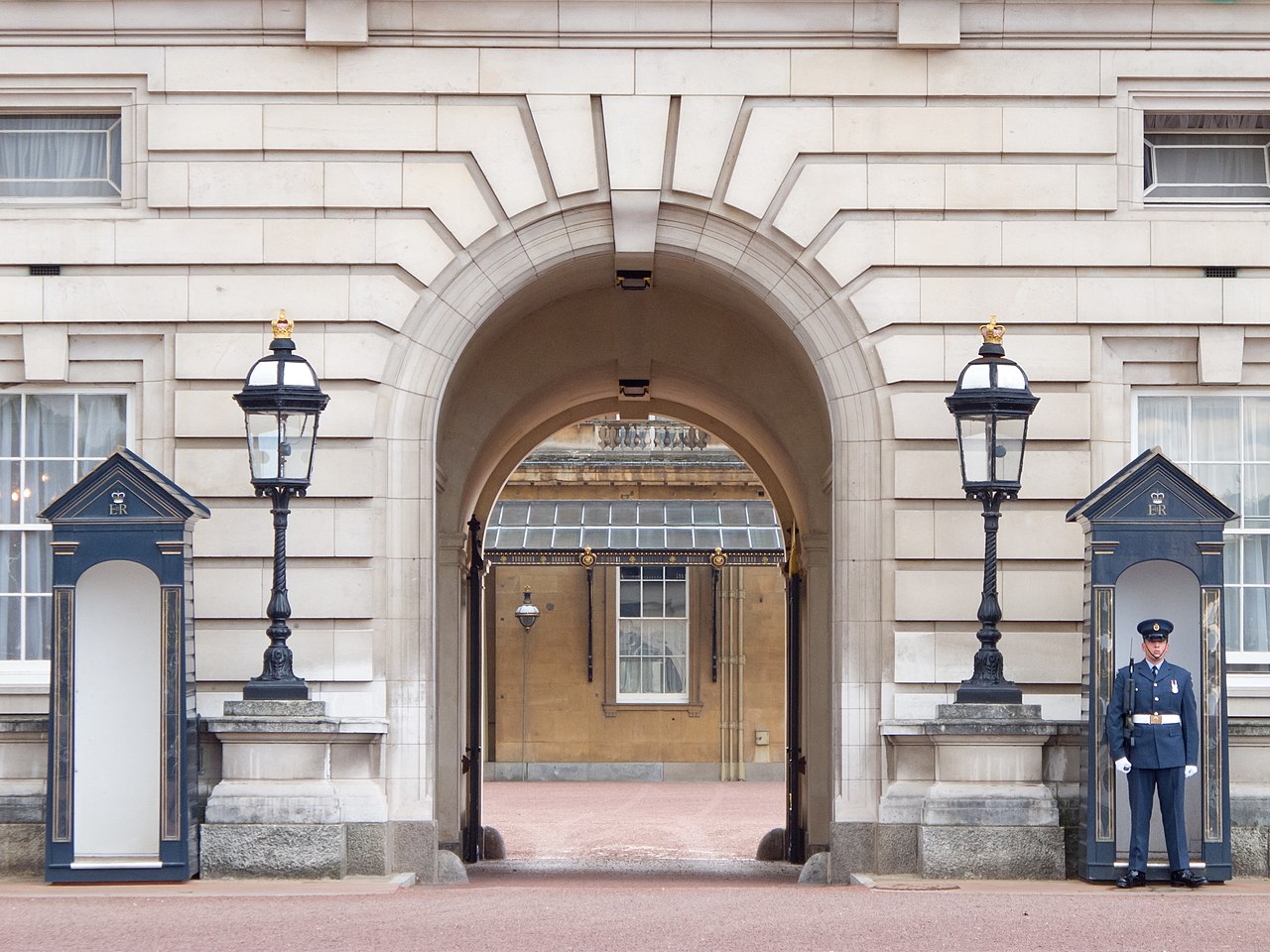 Guard of Buckingham Palace, London, England.