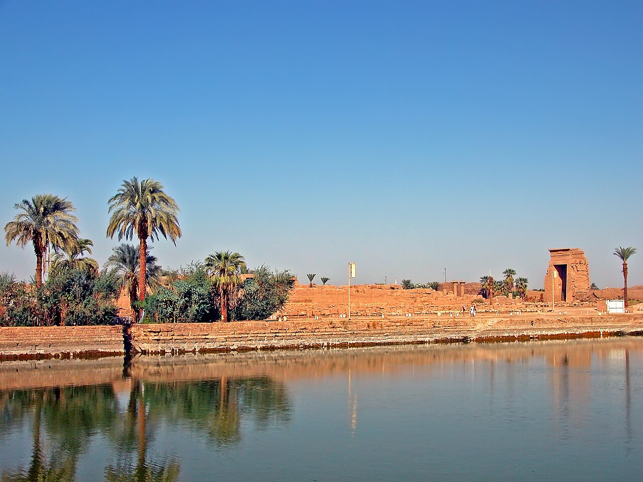 Karnak Sacred Lake, Karnak, Luxor, Egypt