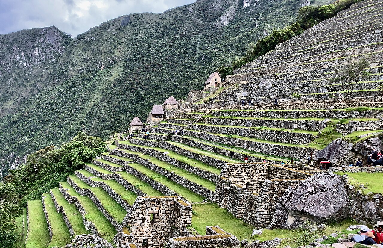 Andenes (terraces) at Machu Picchu