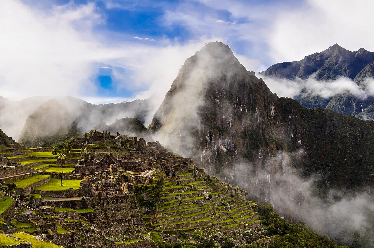 Machu Picchu Through Clouds, Cusco Region, Peru