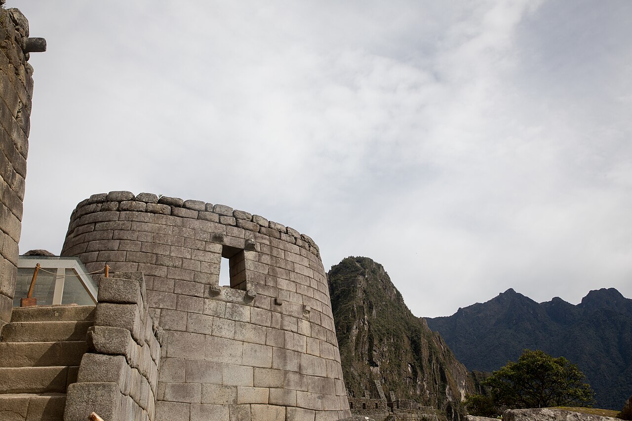 Temple of the Sun in Machu Picchul, Cusco, Peru