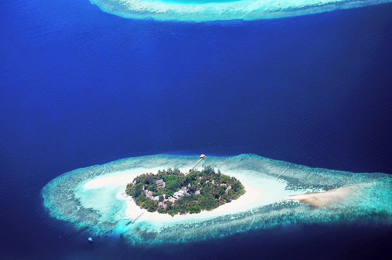 Aerial view of Island
