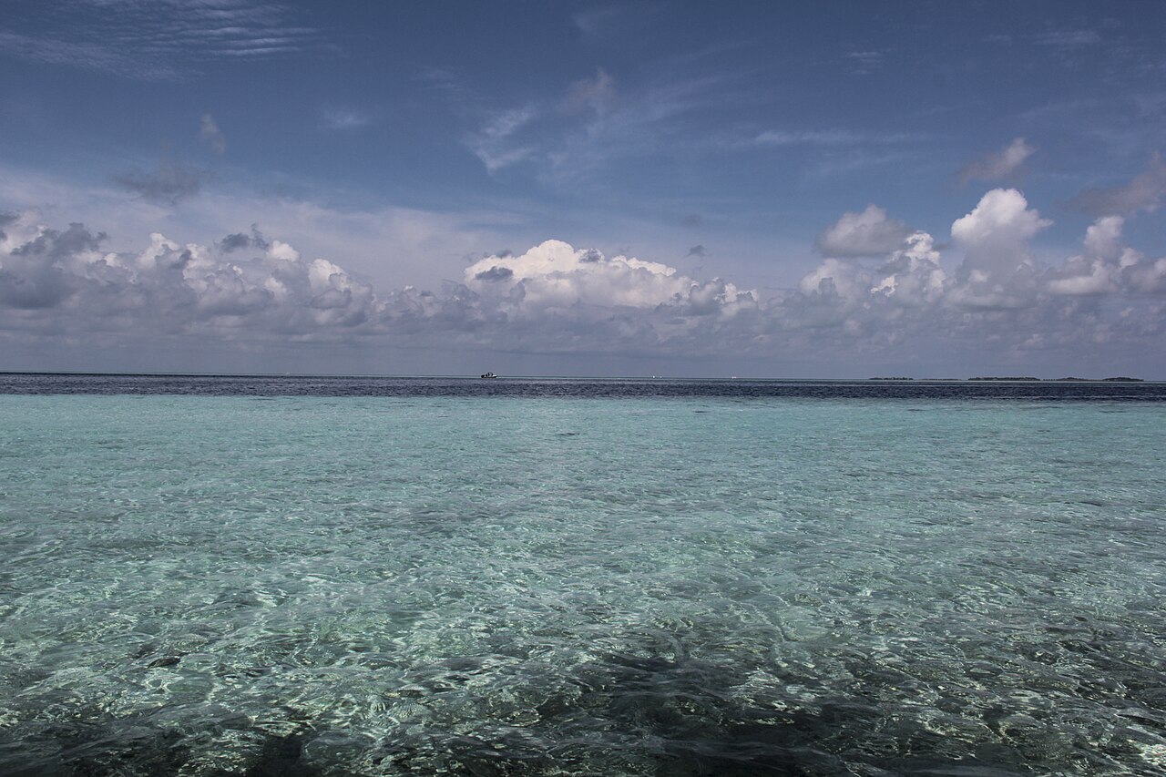 Beach within an uninhabited island of Kaafu Atoll off Maafushi