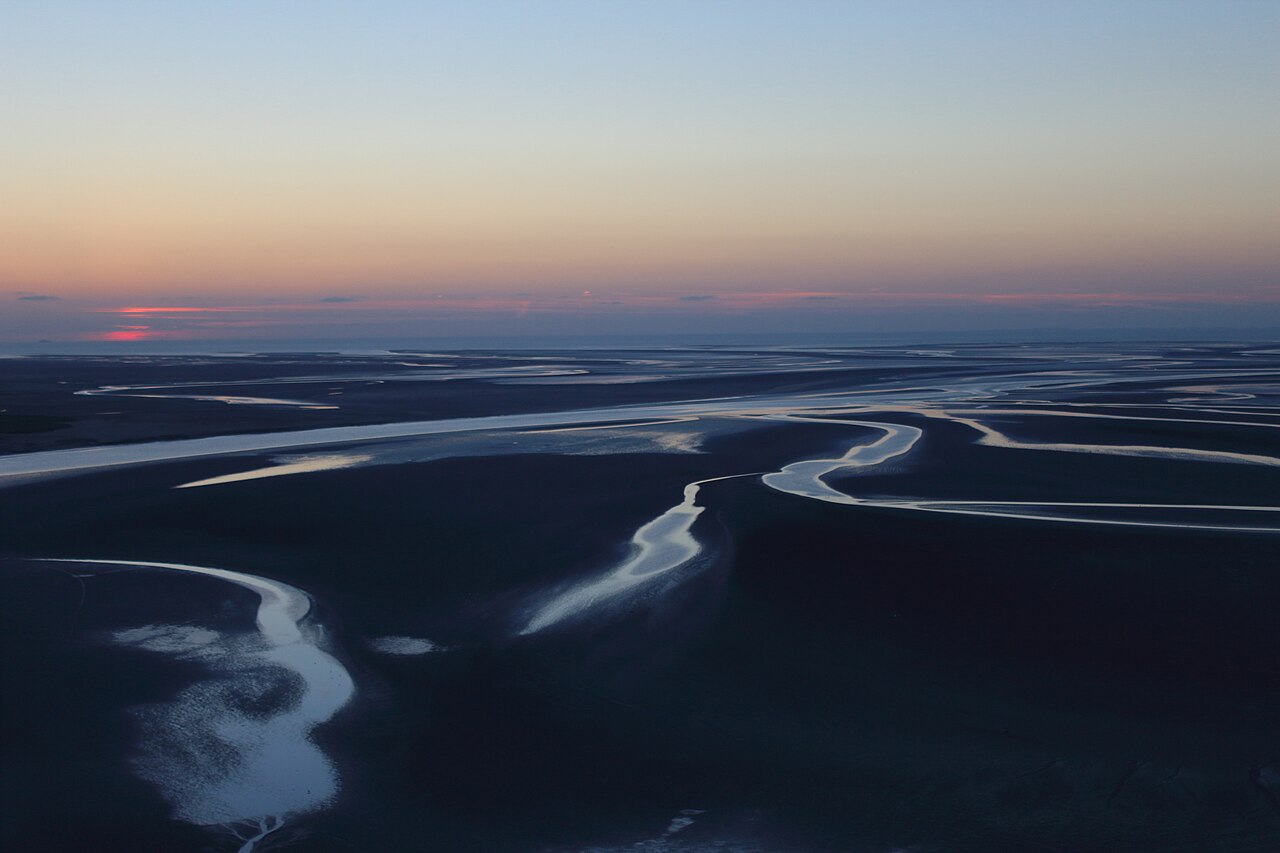 Mont Saint-Michel at High Tide, Normandy, France