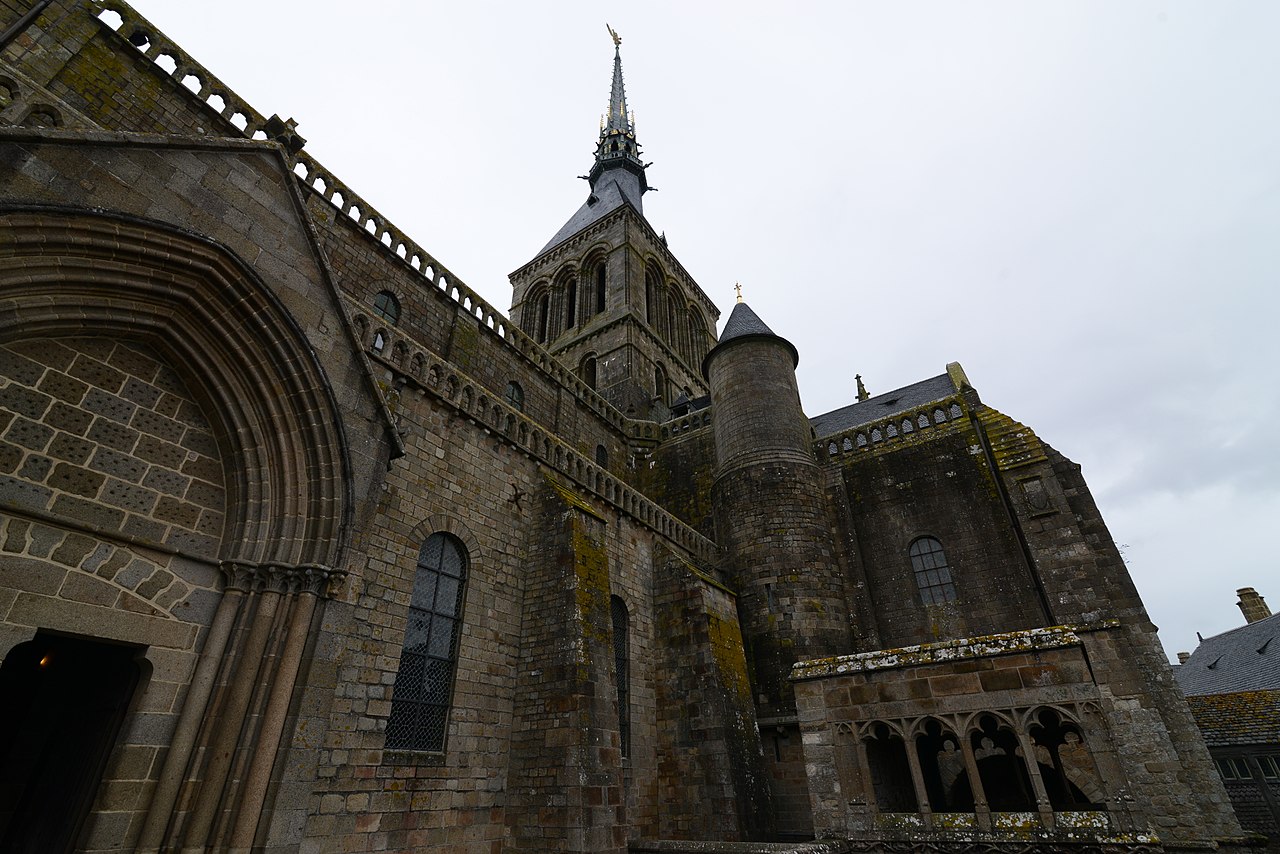 Mont Saint-Michel Abbey Church, Normandy, France