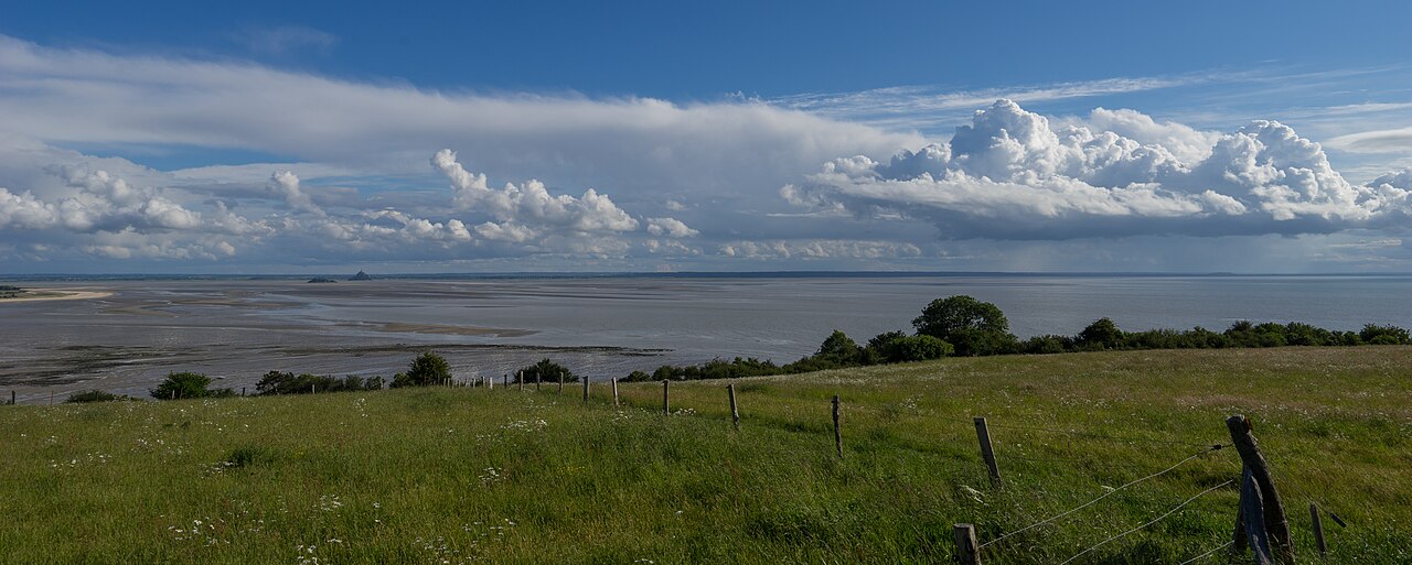 Archangel Michael Statue, Mont Saint-Michel, France