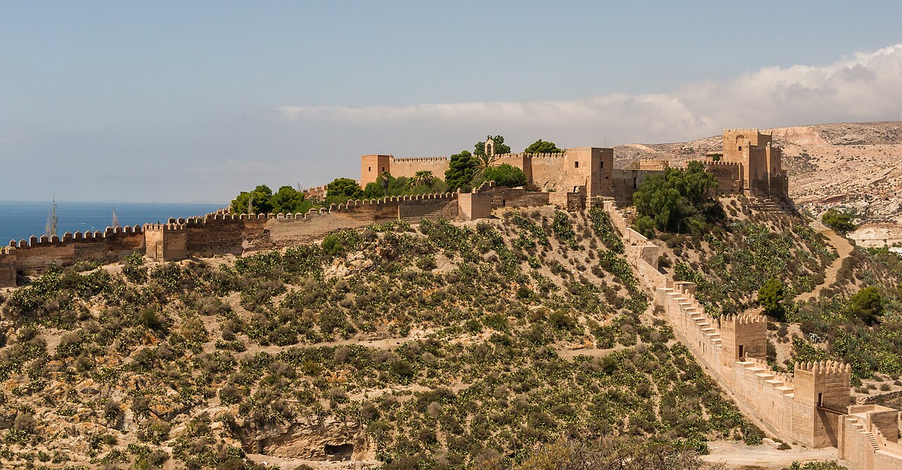 Alcazaba of Almeria, Spain.