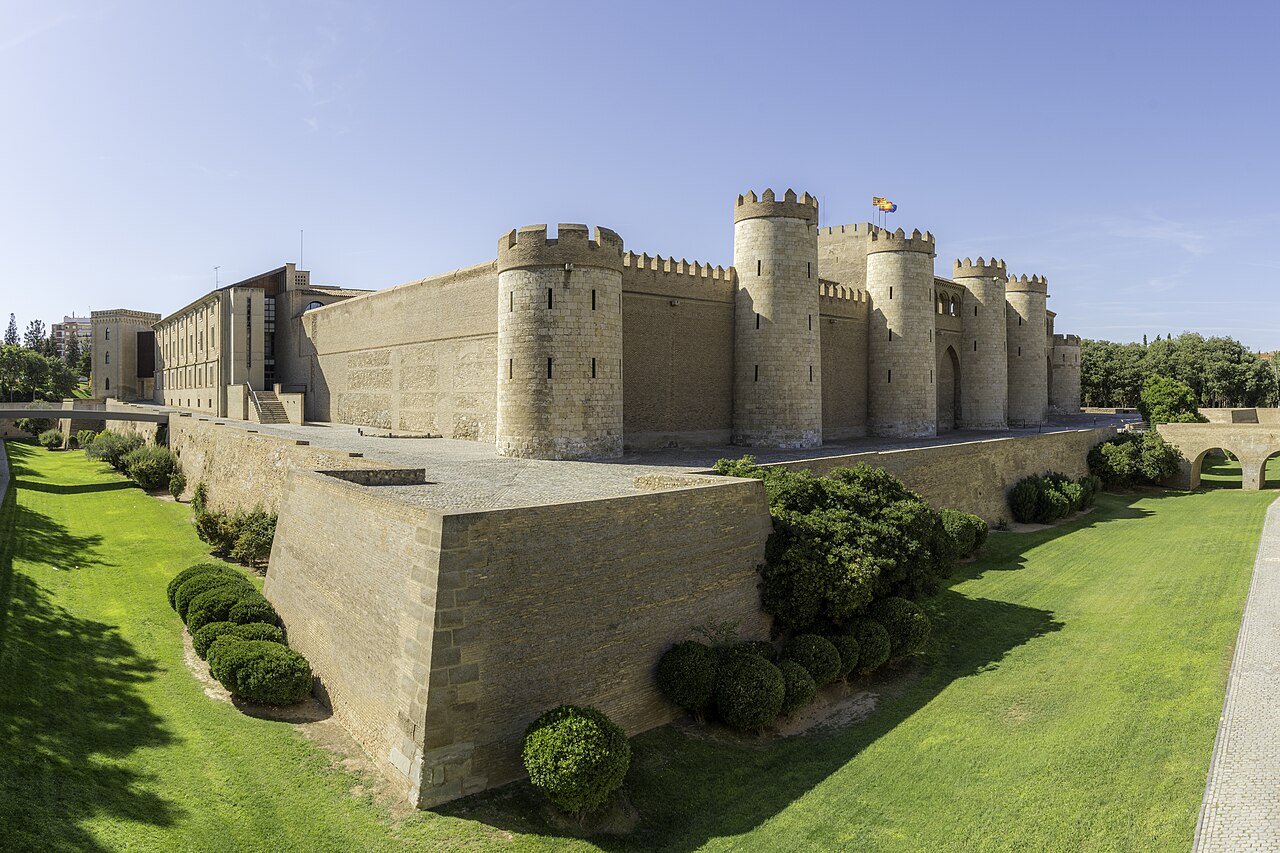 Palace of the Aljafería, in Zaragoza, Spain