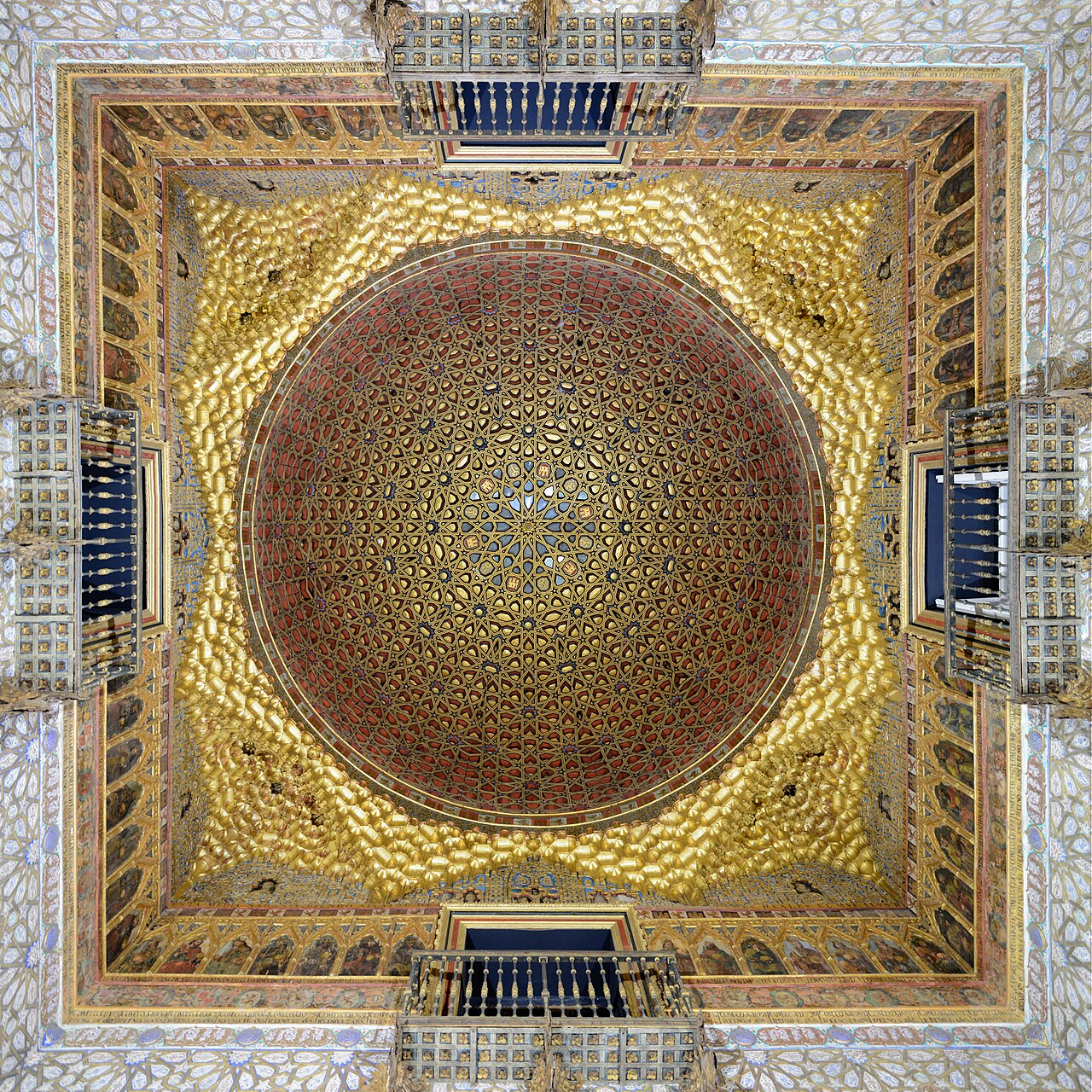 Salon of Ambassadors, Alcázar of Seville (dome)
