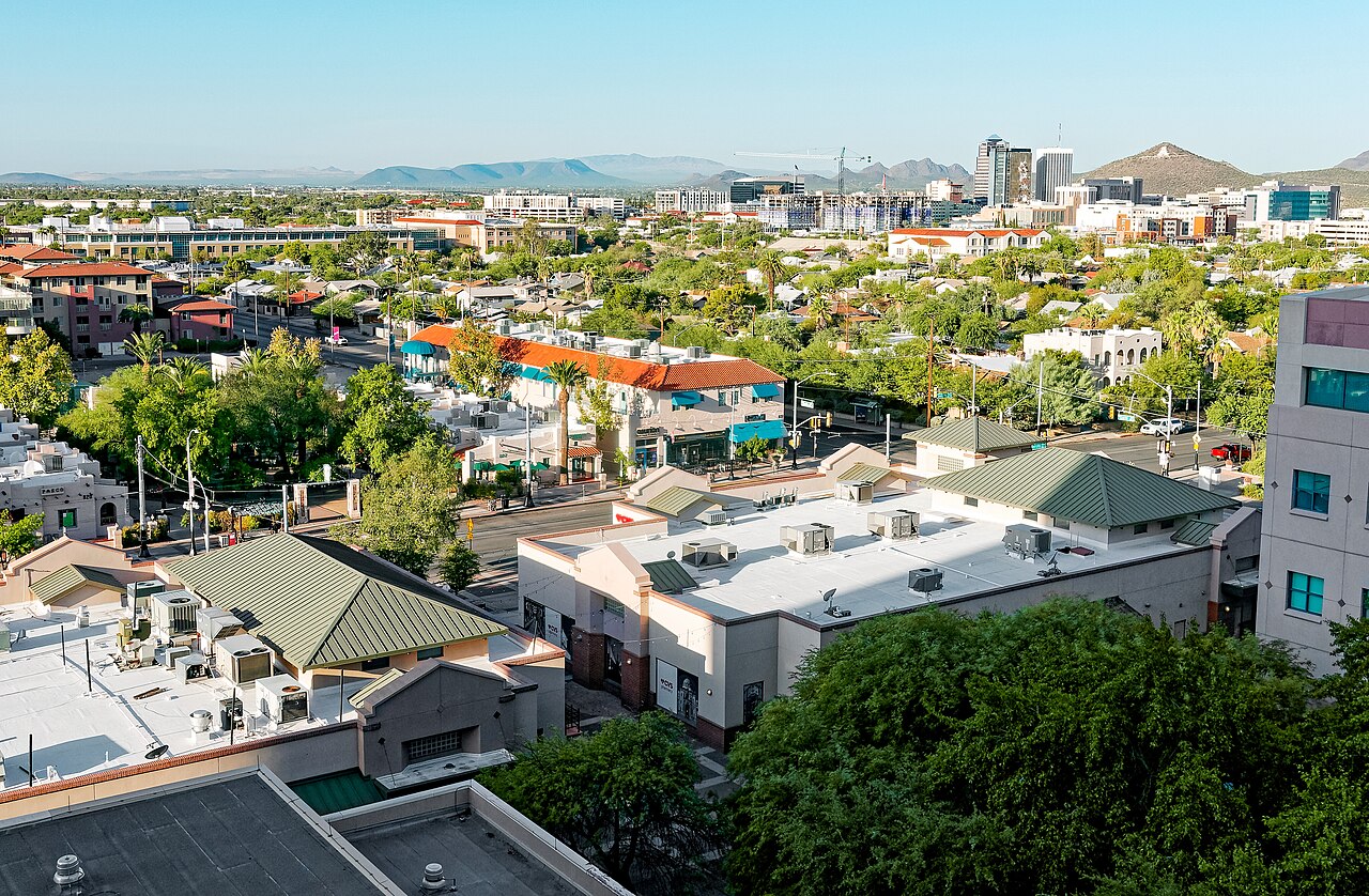 View of Tucson from University of Arizona Campus